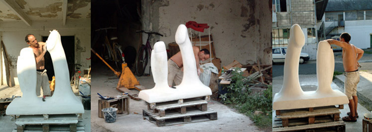 le sculpteur Thierry Quitté 